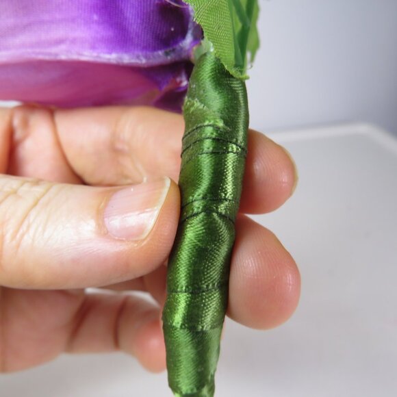 Purple Orchid Faux Floral Corsage or tiny floral arrangement 7x4 #2 - Picture 5 of 9